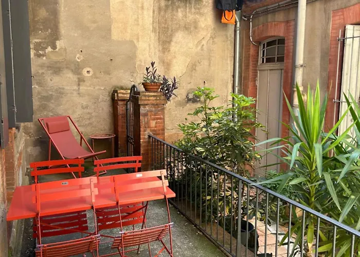 Le Toulousain 001 - Calme En Rez-de-chaussee Avec Terrasse - Hypercentre, Quartier Jeanne D'arc